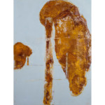 Thumbnail of http://Dicrola,%20Minéraux,%201990,%20oxydation%20sur%20tôle%20-%20130%20x%2097%20cm,%20collection%20privée,%20Bruxelles