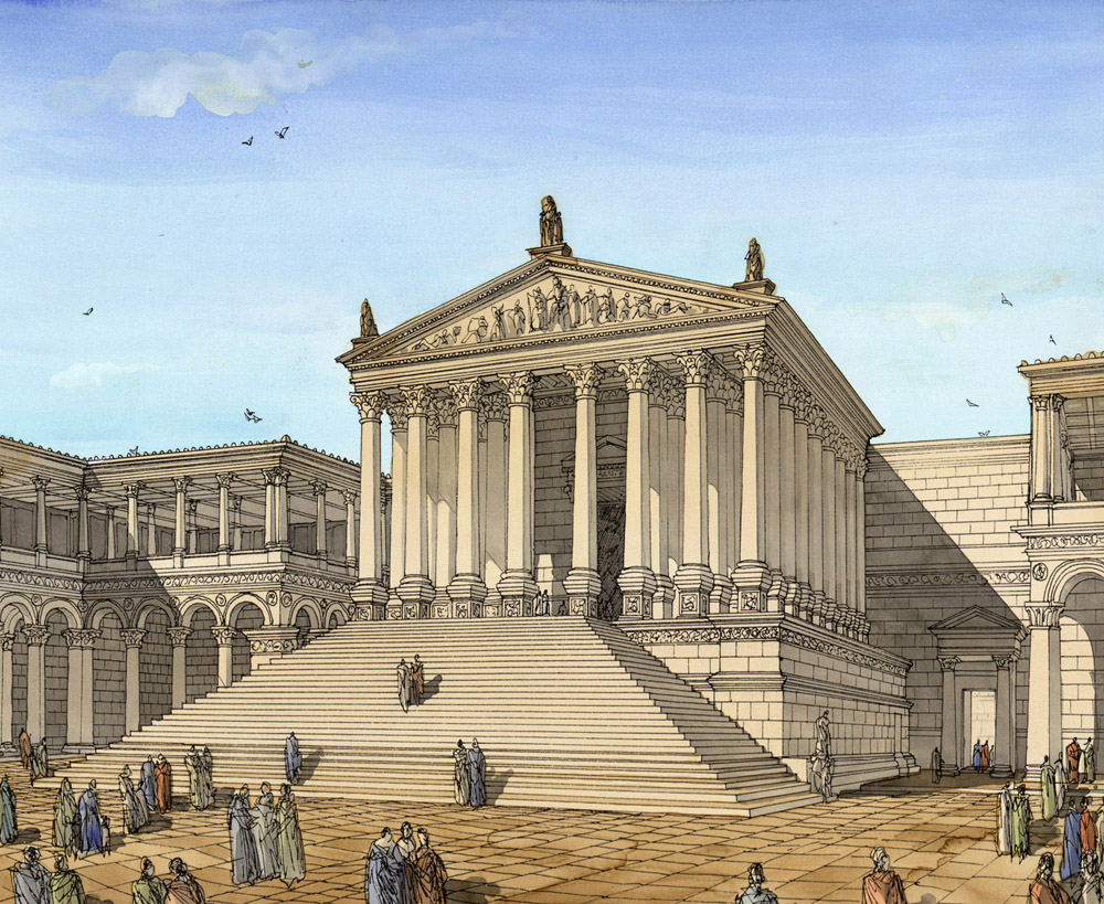 image afrique-lybie-lebda-temple-severien-jc-golvin