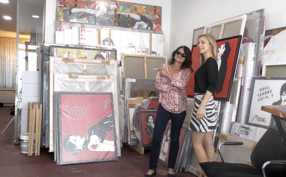 image Miss Tic et Fanny Revault - Atelier de l'artiste