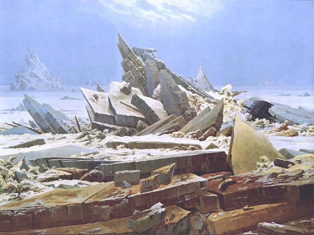 image C. D. Friedrich, La Mer de glace, 1824