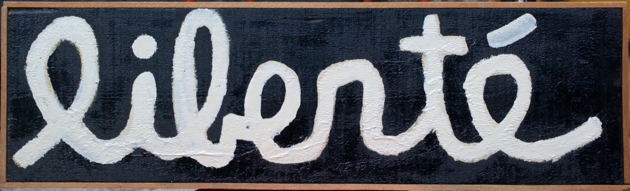 image Liberté, 1959 - Huile sur bois - Signée et datée au dos - 30 x 97 cm