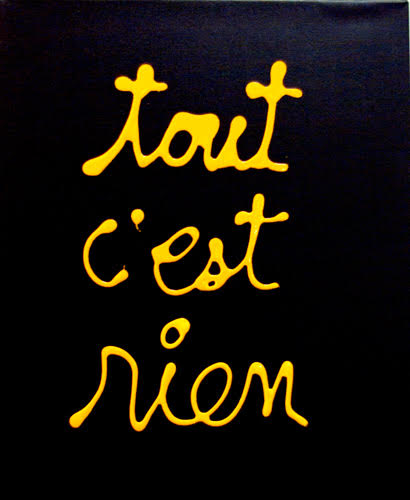 image Tout c'est rien - Ben Vautier