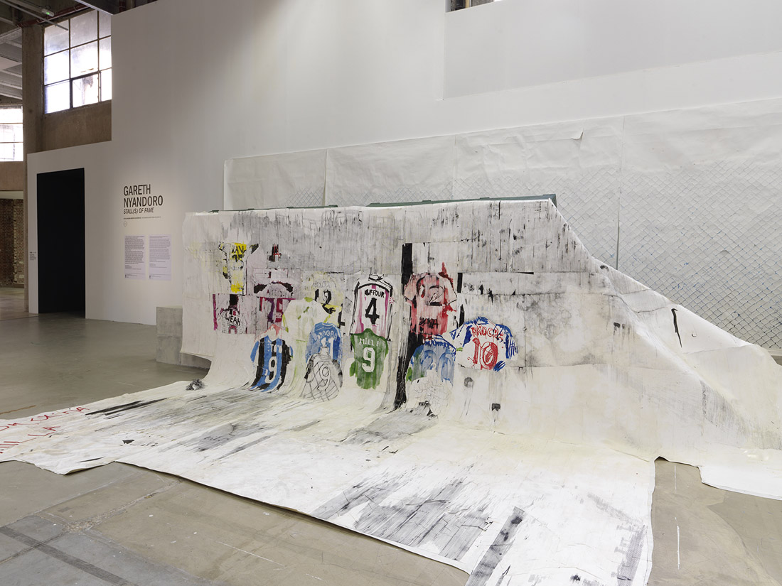 image Vue de lexposition de Gareth Nyandoro au Palais de Tokyo - Stalls of fame - Sam Art Projects 2017 © André Morin 14