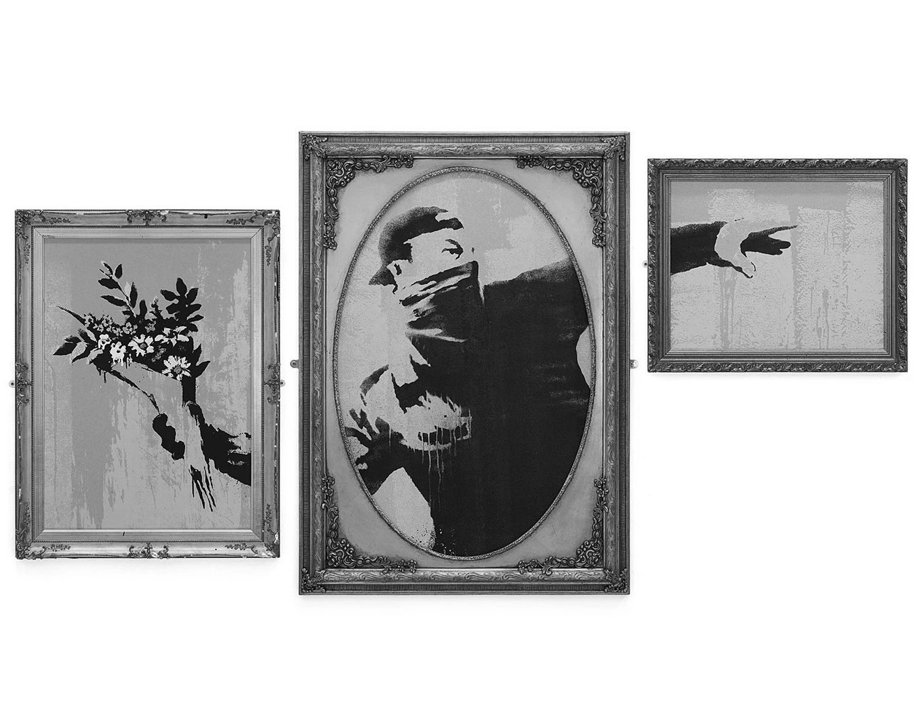 image DEODATO-ART_Banksy-Flower_Thrower-Gross_Domestic_Product_Original