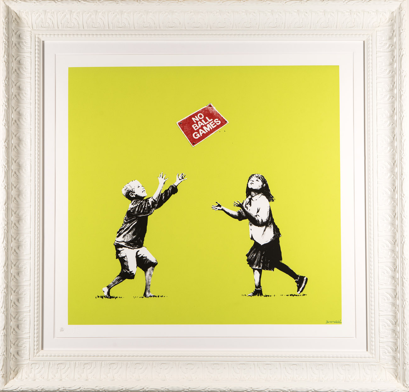 image DEODATO ART_Banksy-No_Ball_Games-serigrafia_carta-70x70cm