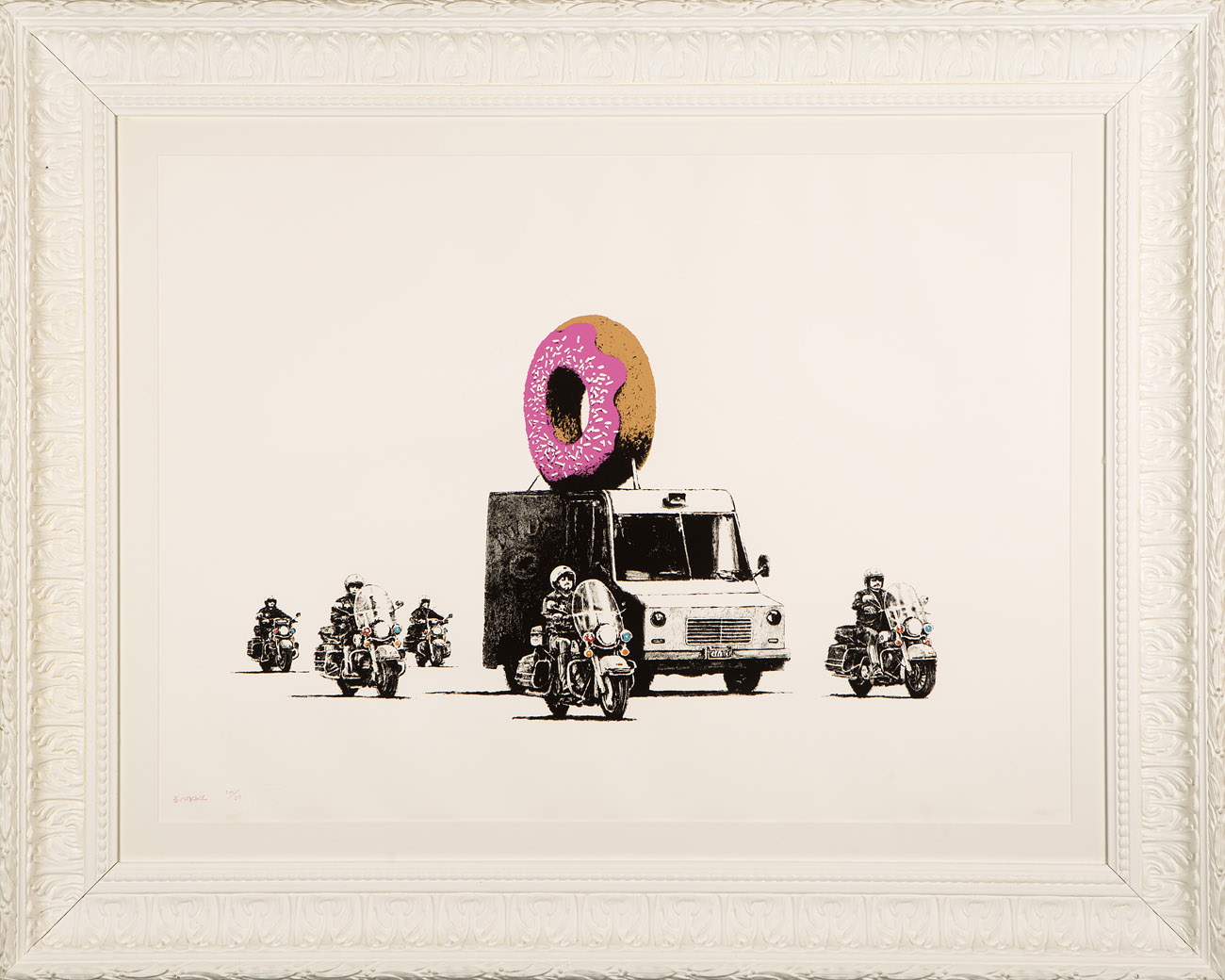 image DEODATO ART_Banksy-Strawberry_Donuts-silkscreen_paper