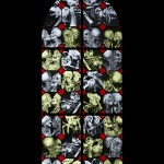 Thumbnail of http://Thursday,%202008,%20steel,%20x-rays,%20lead,%20glass,%20H%20200%20x%2080%20cm