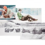 Thumbnail of http://Levasseur%20Iris%20-%20D'après%20Hodler%20-%20ensemble%20de%205%20dessins%20-%202013%20-129%20x%20228