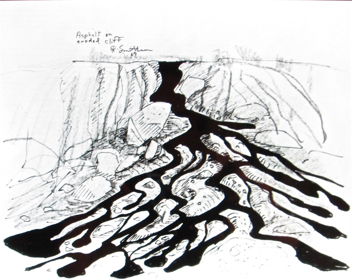 image Asphalt-on-Eroded-Cliff