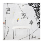 Thumbnail of http://« Table »%20huile%20et%20collage%20sur%20toile,%20200%20x%20200%20cm,%202022.