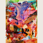 Thumbnail of http://Olympe-Racana-Weiler,-Running-about-the-house-2023,-160x120-cm,-technique-mixte-sur-lin-©Harry-Kampianne