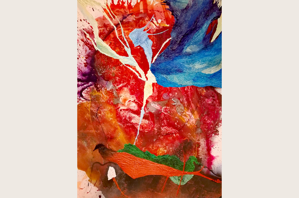 image Olympe-Racana-Weiler,-The-Fairies,-2023,-160x120-cm,-technique-mixte-sur-lin,-©Harry-Kampianne-LD