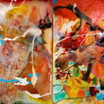 Thumbnail of http://Olympe-Racana-Weiler,-The-Road,-Diptyque,-2022,-230x300-cm,-technique-mixte-sur-lin,-©Harry-Kampianne