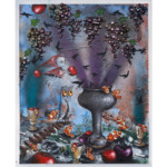 Thumbnail of http://Marlène%20Mocquet,%20SARAH%20ET%20LA%20CHOUETTE%20DU%20CHAI%20-%202023%20-%20100%20x%2081%20cm,%20technique%20mixte%20sur%20aluminium%20©%20Pierre-Schwartz