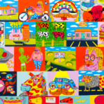 Thumbnail of http://Robin%20Nõgisto,%20Cow%20Patrol%20from%20SpaceAcrylic%20on%20canvas170%20x%20200%20cm