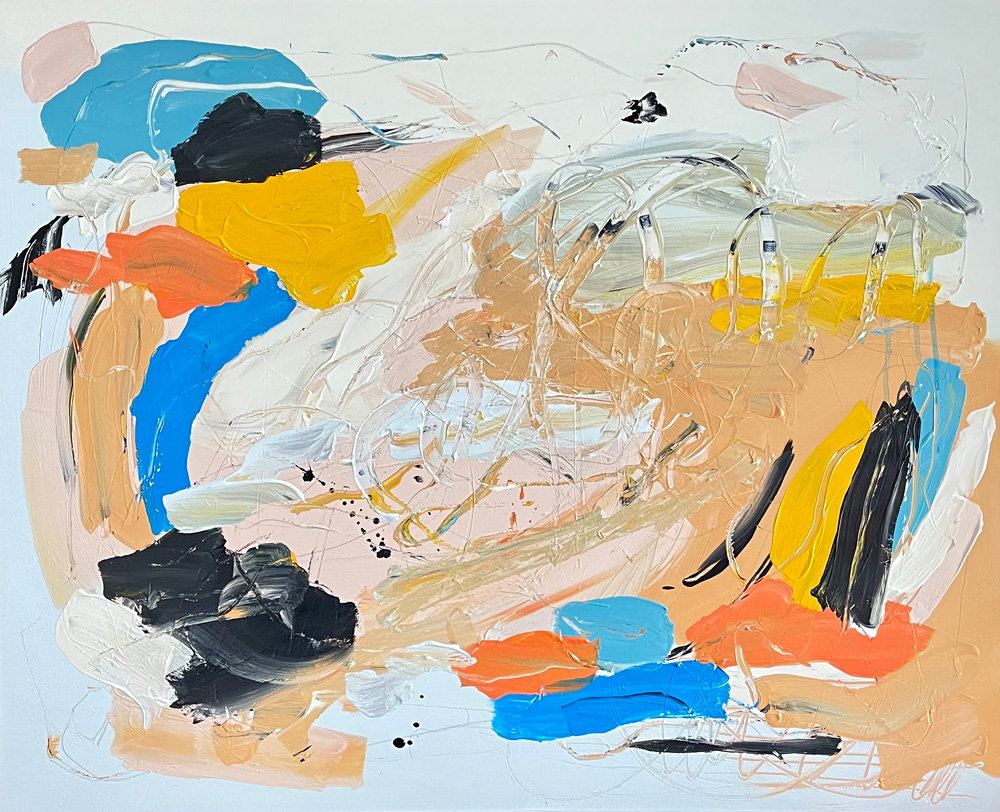 image Tatiana-Boulos,-Moving-Mindscape,1,-2024,-acrylique-sur-toile,-81x65cm