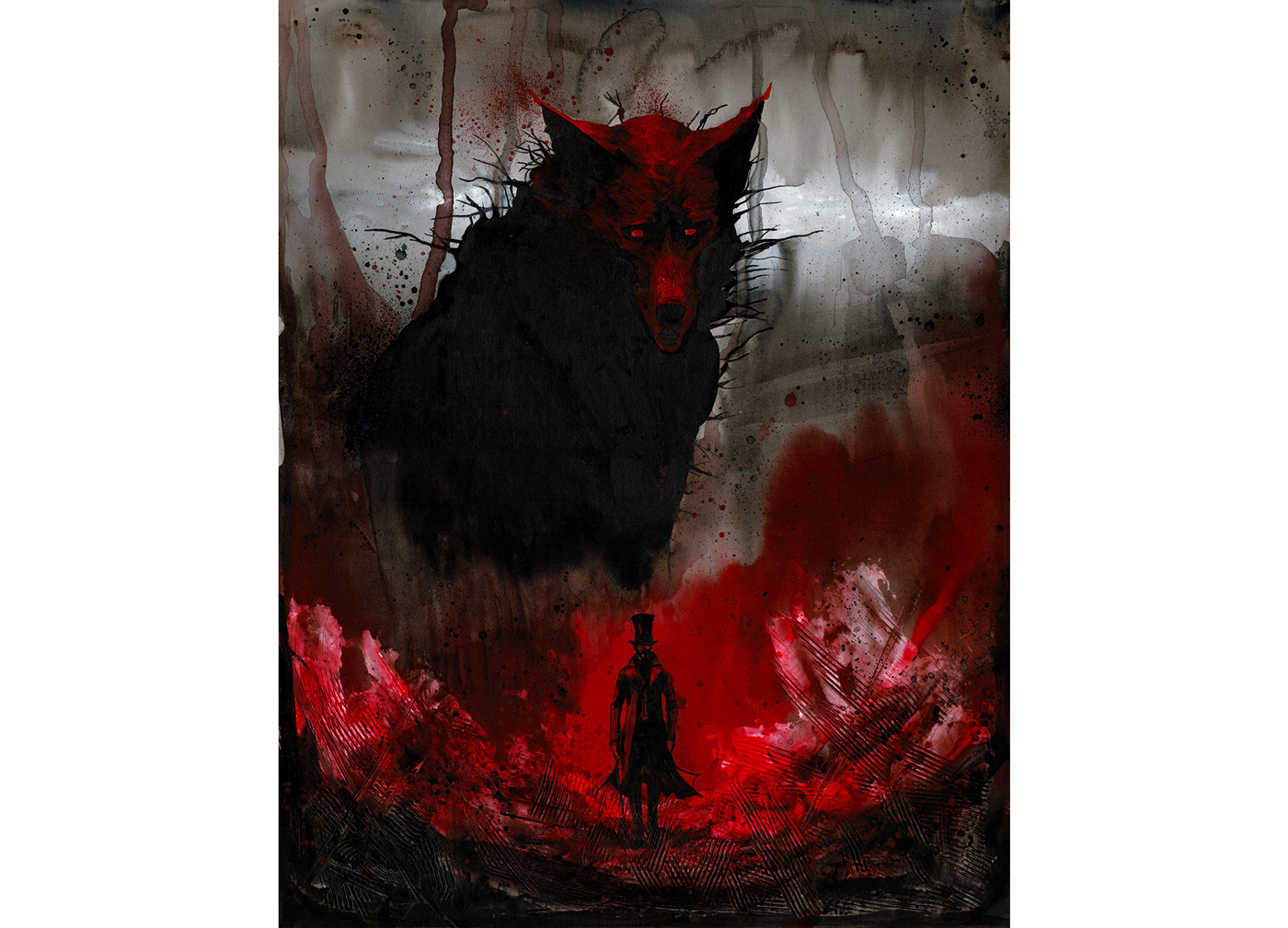 image Dracula,-planche-12,-aquarelle,-33,87-cm-x-50,8-cm,-texte-de-Bram-Stoker,-éditions-Callidor,-2024