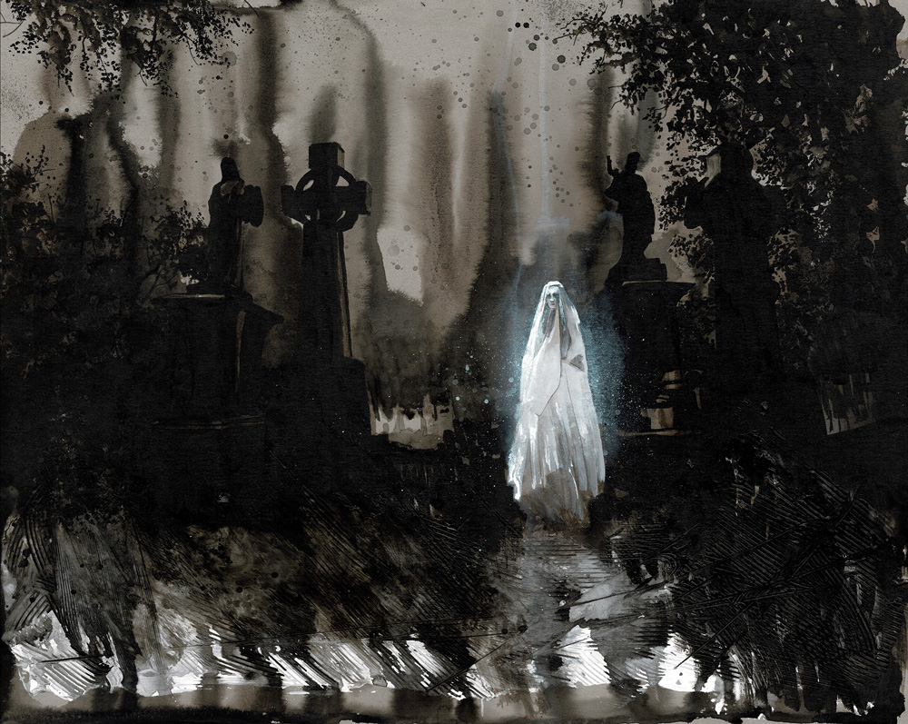 image Dracula,-planche-17,-aquarelle,-33,87-cm-x-50,8-cm,-texte-de-Bram-Stoker,-éditions-Callidor,-2024.